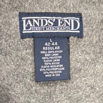 90's LANDS'END ランズエンド スコールジャケット 緑 (L) /A8961O-SO