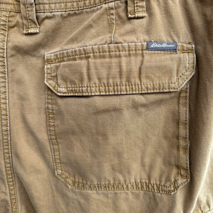 Eddie Bauer エディー・バウアー コットンカーゴショーツ リップストップ ブラウン(W38)/C1361P-SO