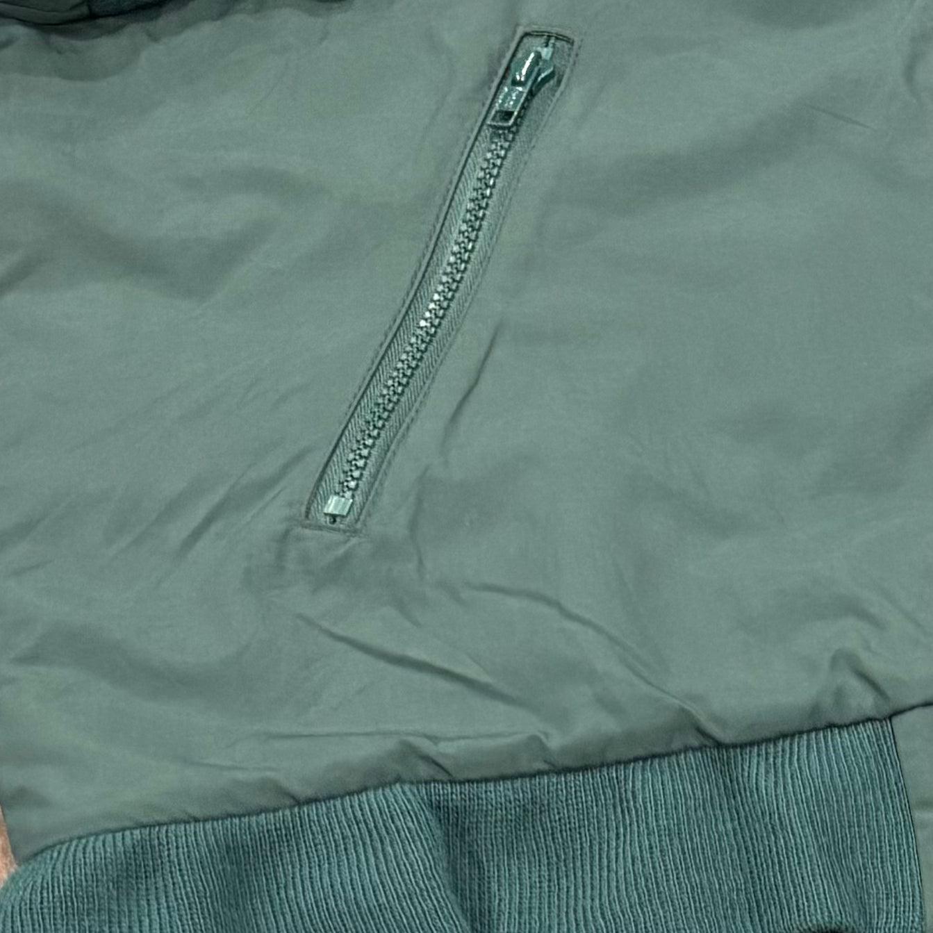 90's LANDS'END ランズエンド スコールジャケット 緑 (L) /A8961O-SO