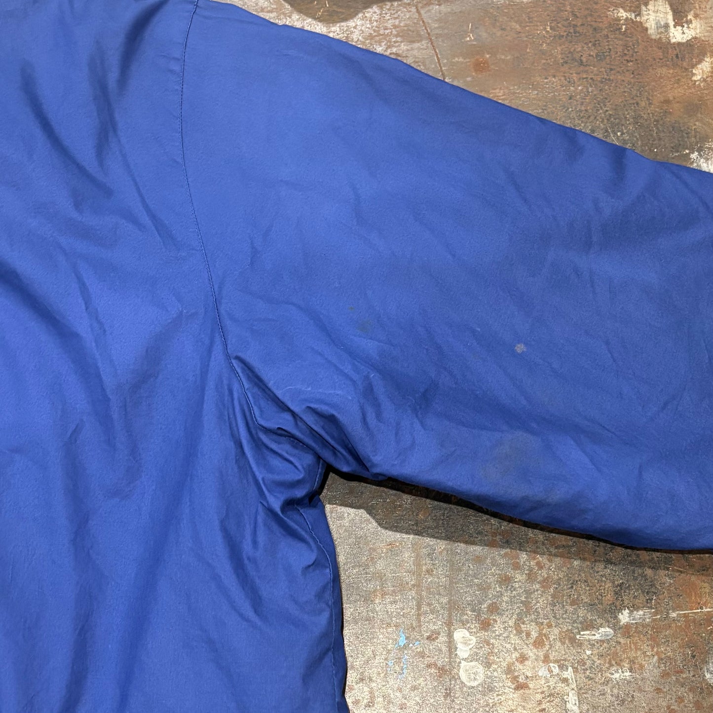 90's Ralph Lauren ラルフローレン ハーフジップ プルオーバージャケット 青 (XL) /B3092O-SO