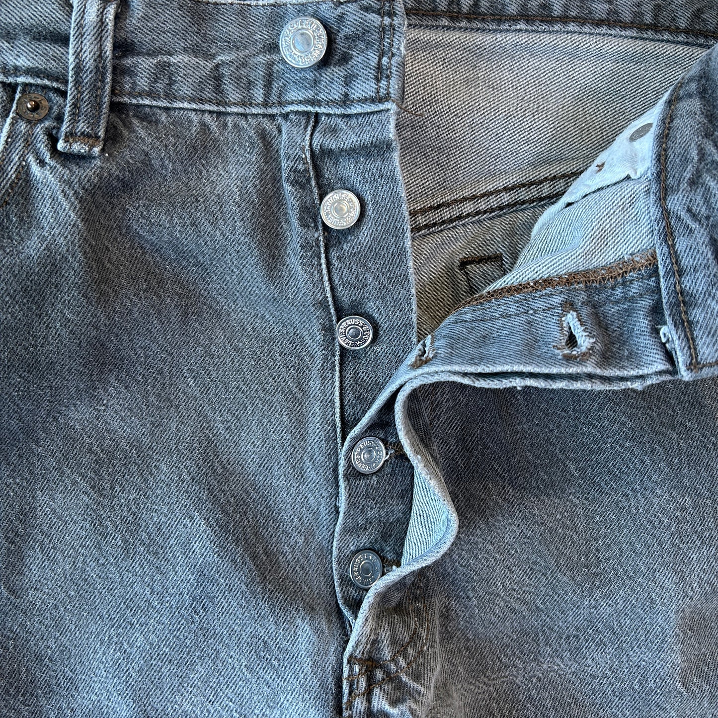 80's Levi's 501-0568 先染め ブラックデニム USA製 表記W36L30/A9143P-SO