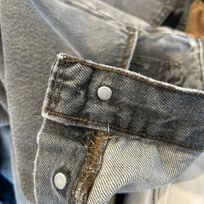 80's Levi's 501-0568 先染め ブラックデニム USA製 表記W36L30/A9143P-SO