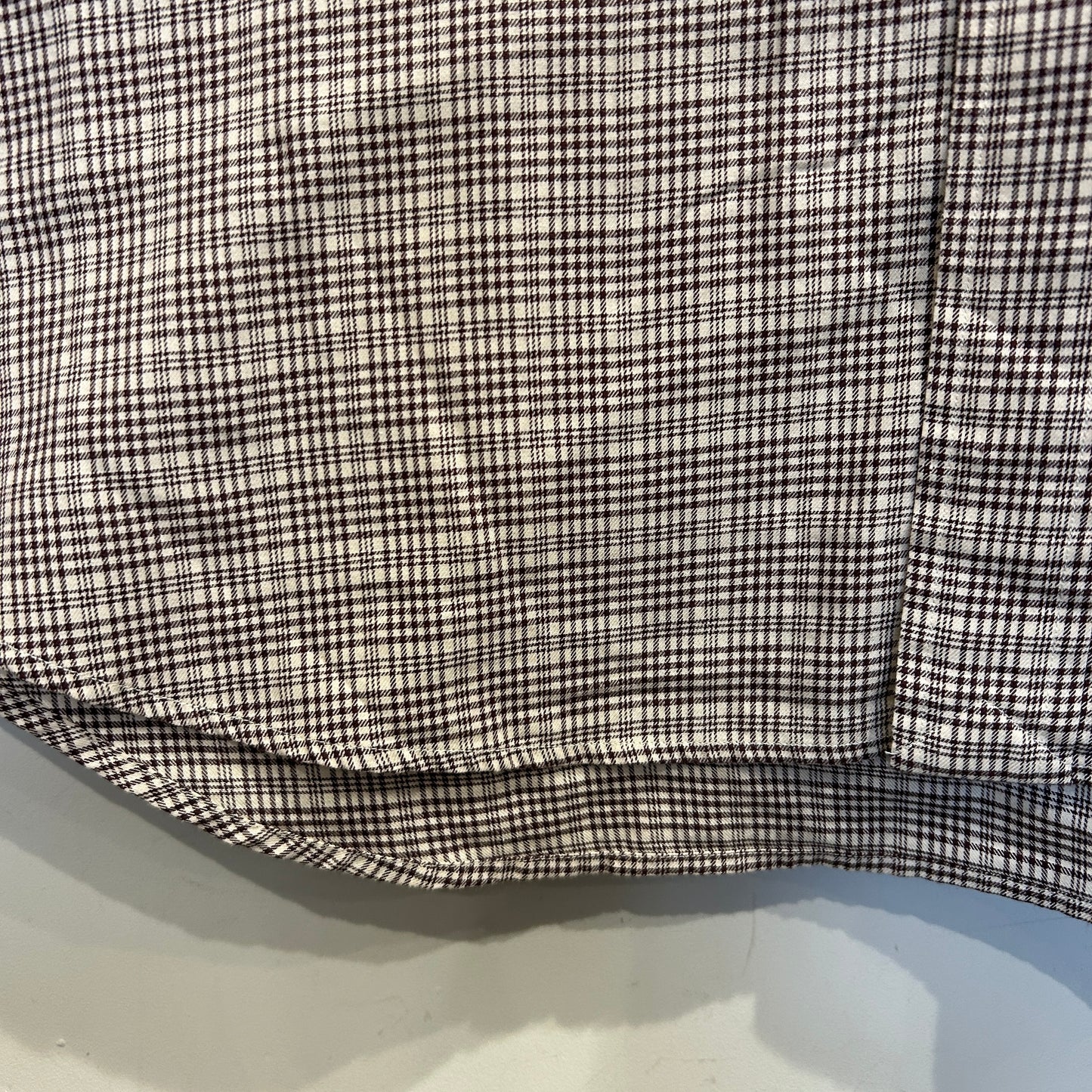 00's Ralph Lauren BLAKE ラルフローレン チェックシャツ 茶白 (XL)/A8057S-SO