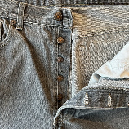 90's~ Levi's リーバイス 先染めブラックデニム 表記不明 /A6733P-SO