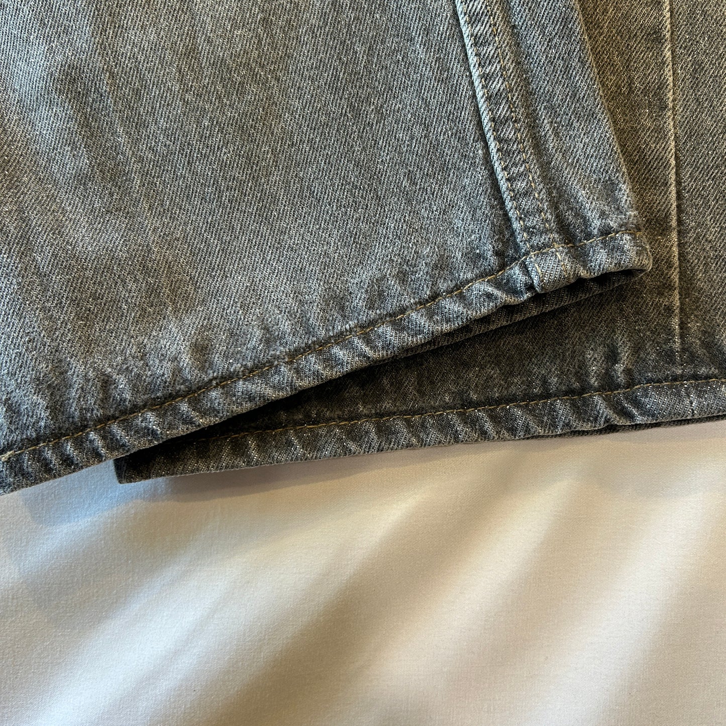 90's~ Levi's リーバイス 先染めブラックデニム 表記不明 /A6733P-SO