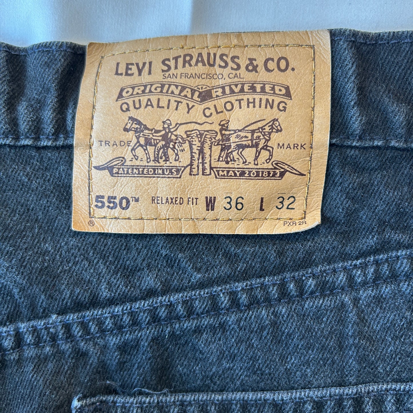 90's Levi's リーバイス 550-4159 ブラックデニム (W36L32)/C1363P-SO
