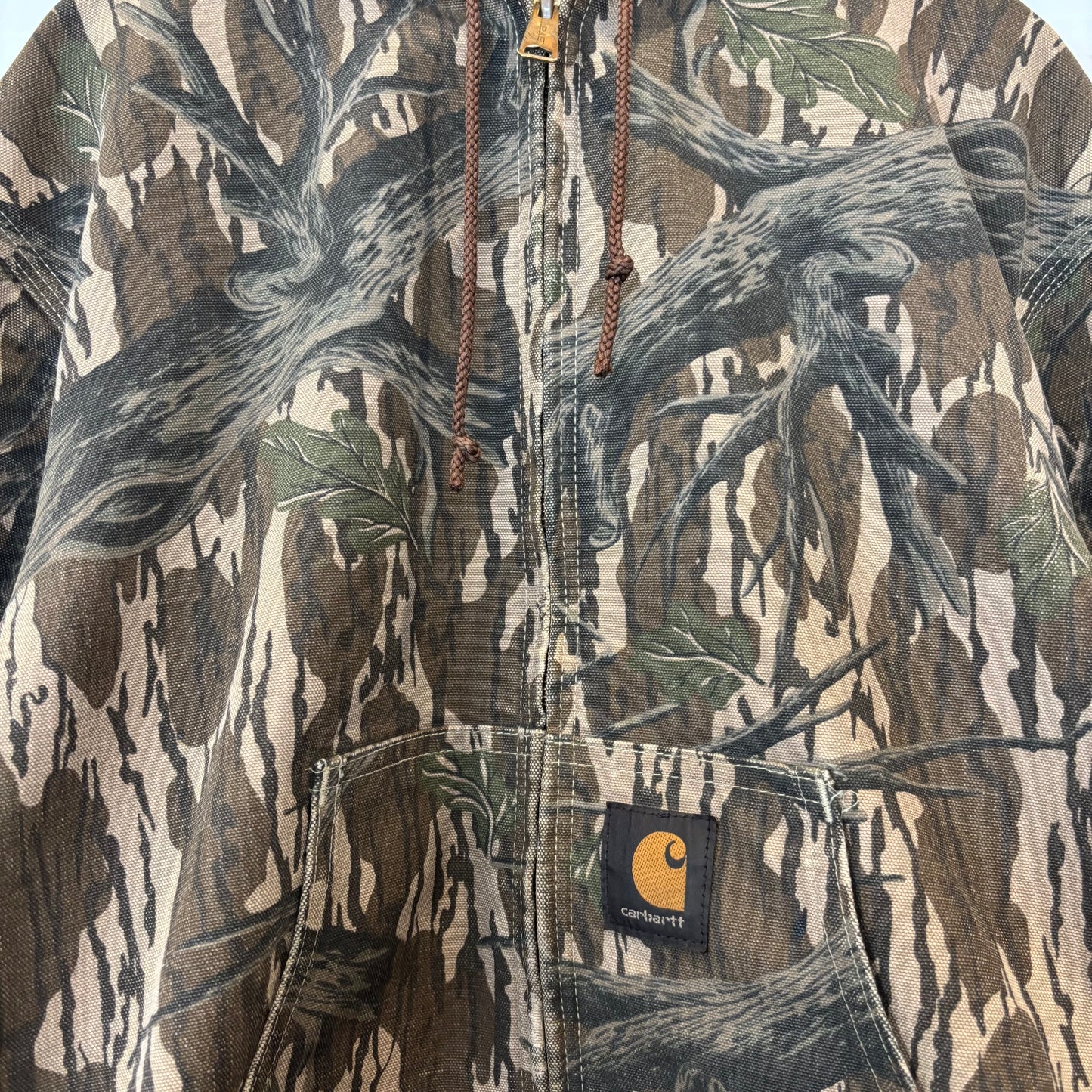 90's Carhartt カーハート アクティブジャケット リアルツリー柄 (M)/B4283J-SO