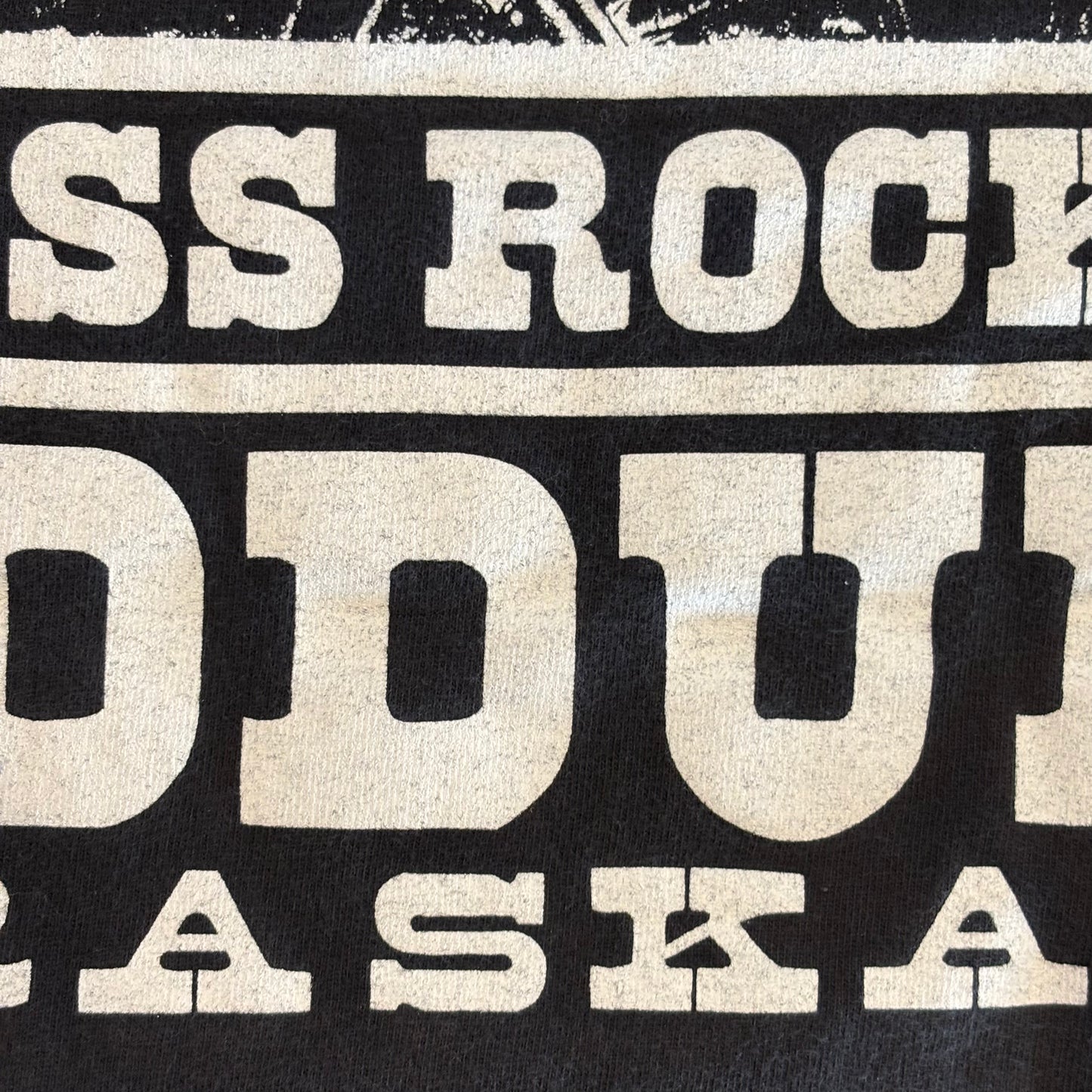 90's Hanes DIRTY VARMINTS Skuddur Kick Ass Rock バイク Tシャツ 黒 (XXL)/B2739T-SO