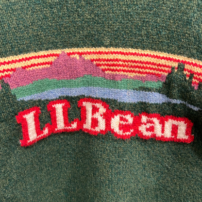 L.L.Bean カタディンロゴセーター　ニット グリーン (M)/A8981K-SO