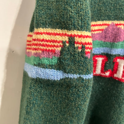 L.L.Bean カタディンロゴセーター　ニット グリーン (M)/A8981K-SO