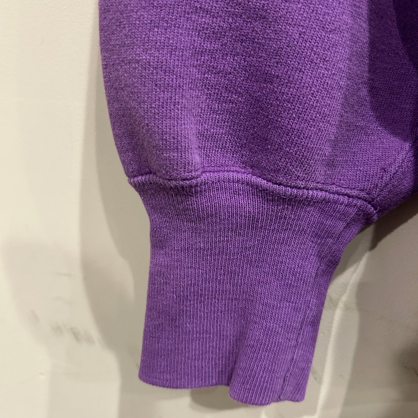 90's Champion Reverse weave リバースウィーブ "NEW ROCHELLE ATHLETIC DEPT" カレッジスウェット 紫 (L)/C0685R-SO