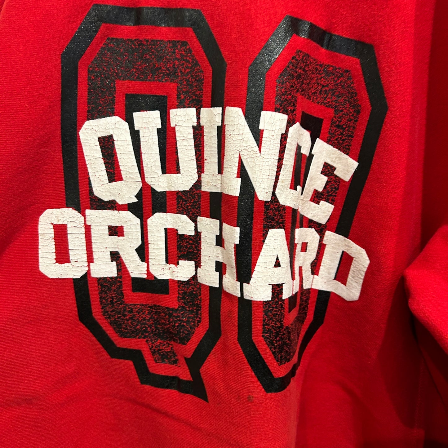 90's Champion Reverse weave リバースウィーブ "Quince Orchard" カレッジスウェット 赤 (L)/C0679S-SO