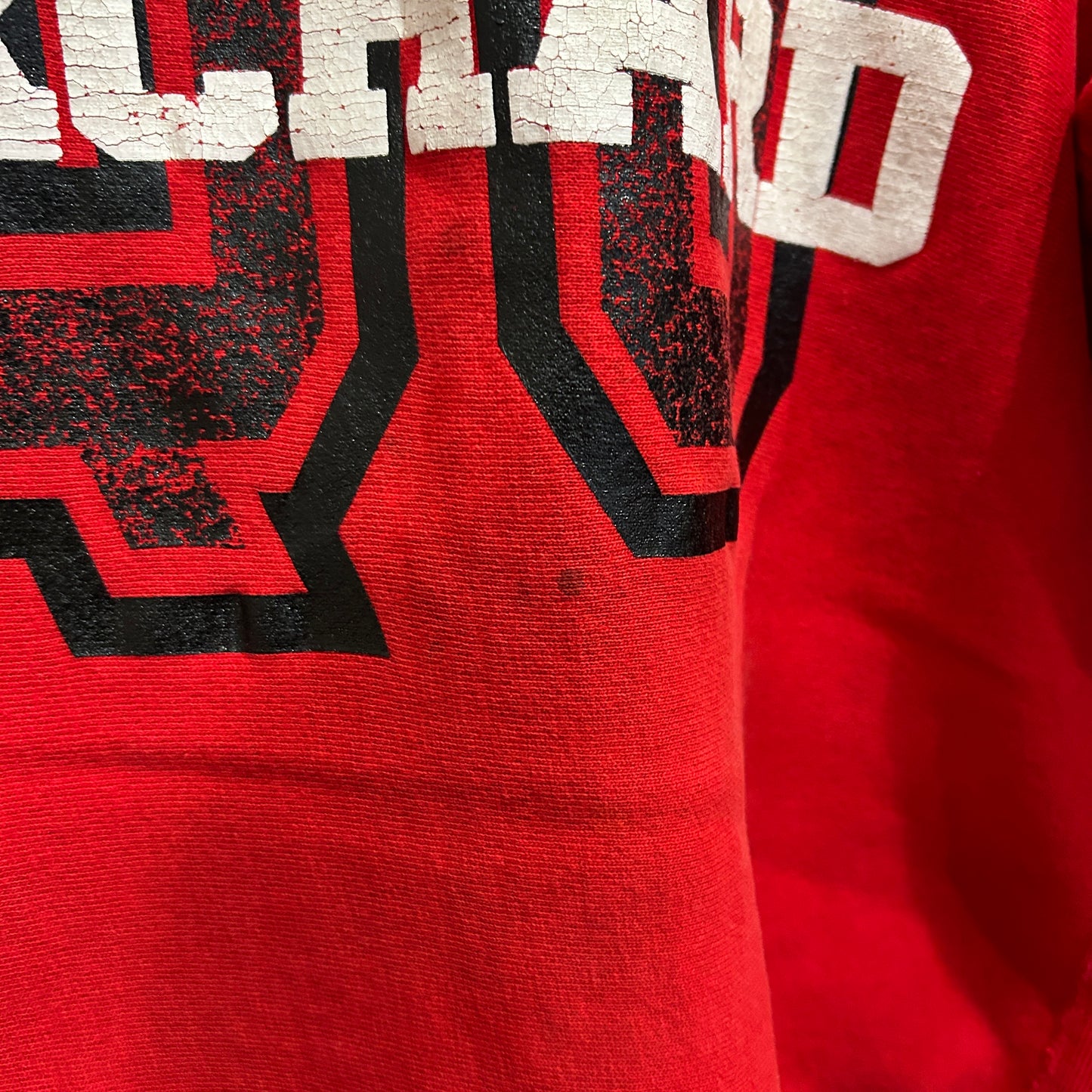 90's Champion Reverse weave リバースウィーブ "Quince Orchard" カレッジスウェット 赤 (L)/C0679S-SO