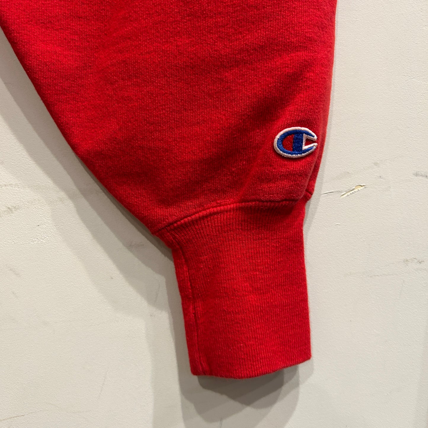 90's Champion Reverse weave リバースウィーブ "Quince Orchard" カレッジスウェット 赤 (L)/C0679S-SO