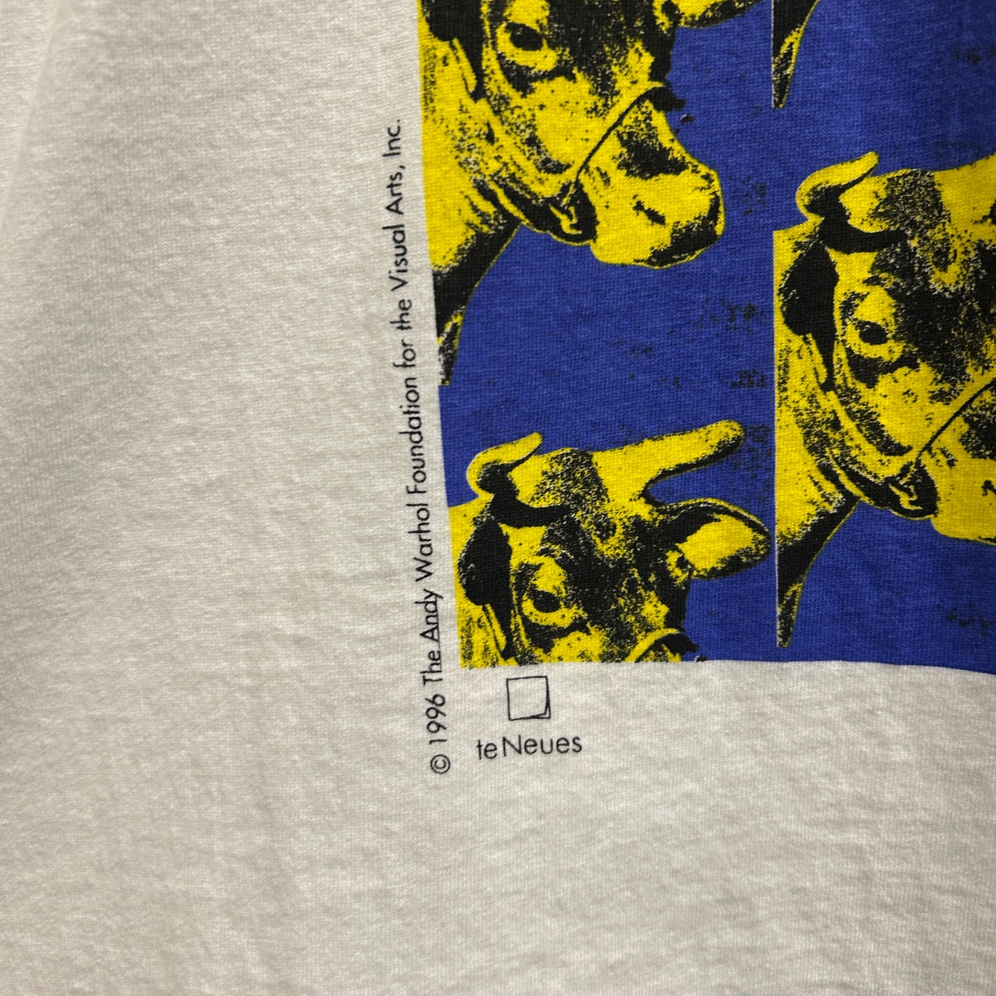 "お客様お問合せ商品" 90's te Neues アンディー・ウォーホル "Cow" アートTシャツ 白 (XL)/C0687S-SO