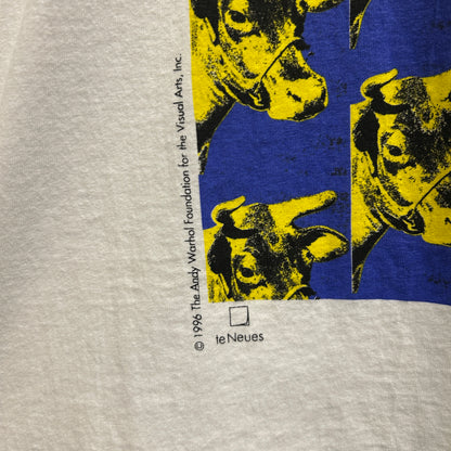 "お客様お問合せ商品" 90's te Neues アンディー・ウォーホル "Cow" アートTシャツ 白 (XL)/C0687S-SO
