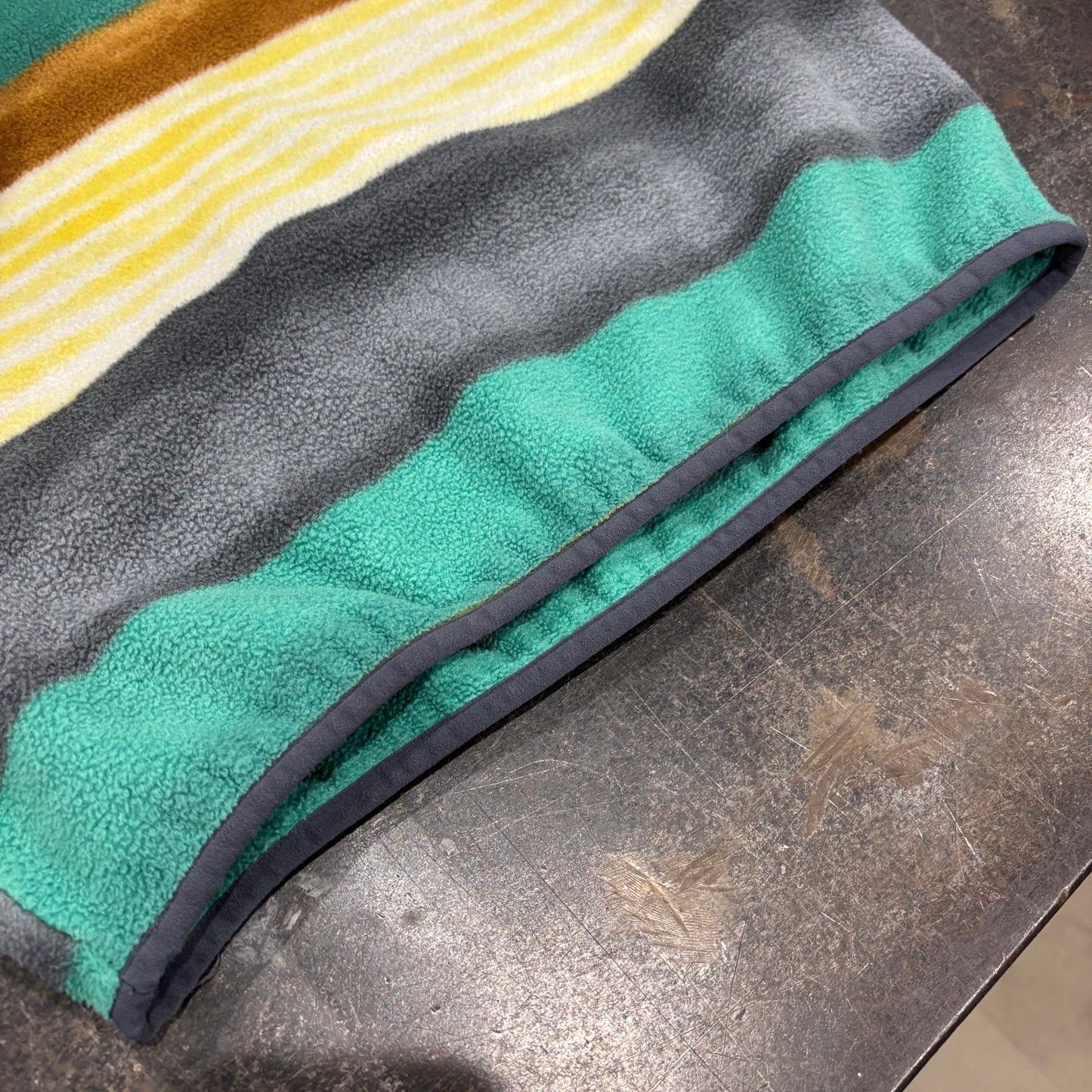 Patagonia パタゴニア スナップT マルチカラー フリース グリーンイエロー (S) /A9855F-SO