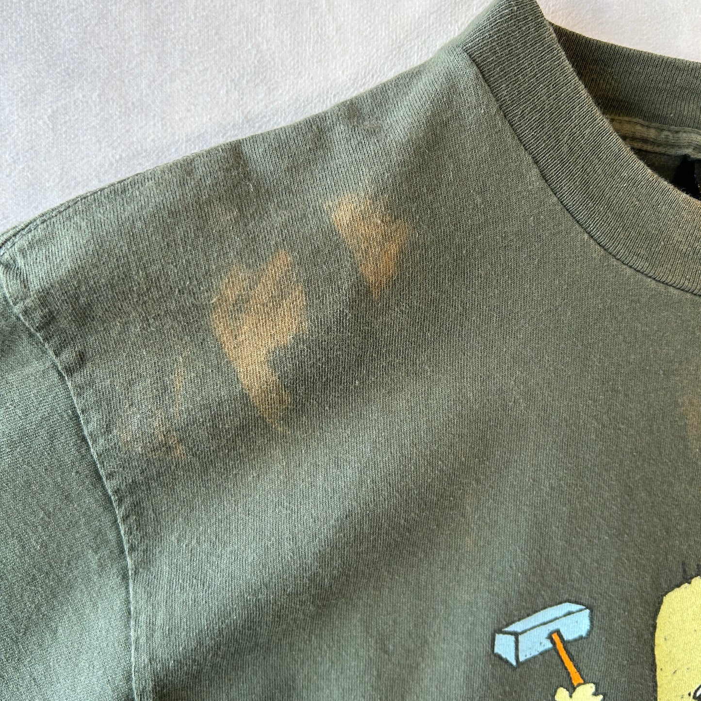 90's GRREN DAY グリーン・デイ ”NIMROD＂ Tシャツ ミュージックT giant オリーブ(L)/C0518T-SO