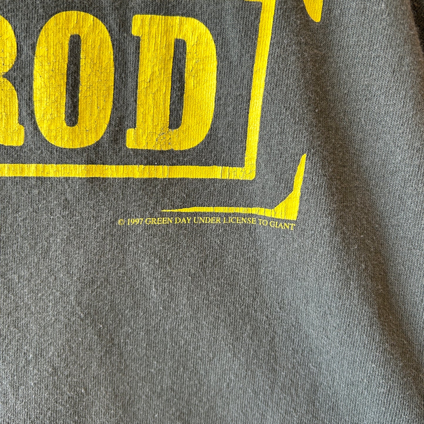 90's GRREN DAY グリーン・デイ ”NIMROD＂ Tシャツ ミュージックT giant オリーブ(L)/C0518T-SO
