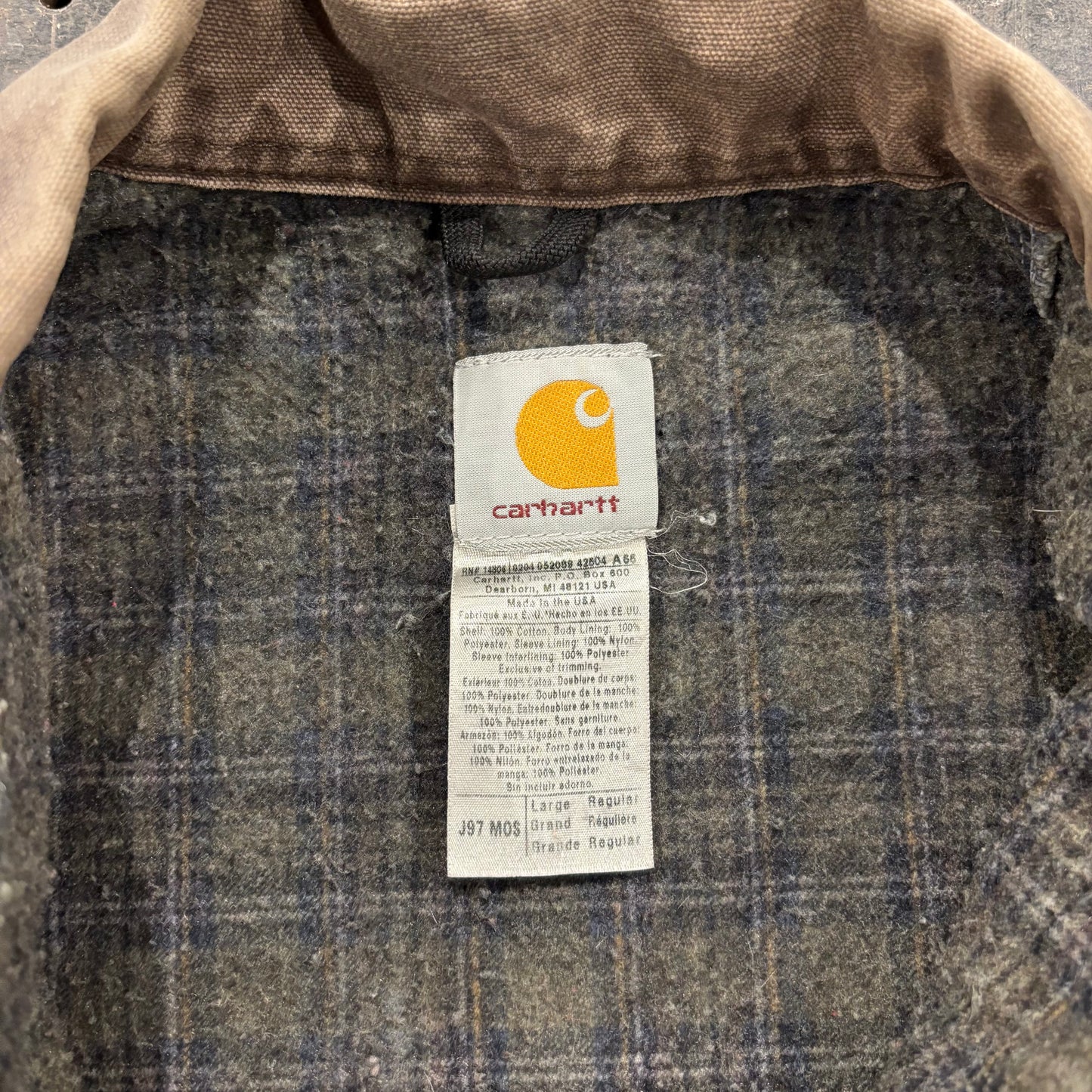 00's Carhartt カーハート デトロイトジャケット J97 MOS モスグリーン (L) /A9755J-SO