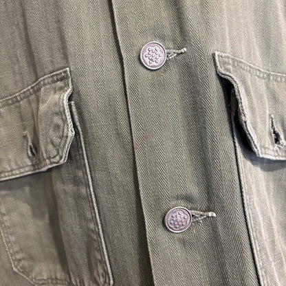 40's U.S.ARMY M-47 HBT Jacket １３スターボタン ミリタリー (about 40)/C1016SH-SO