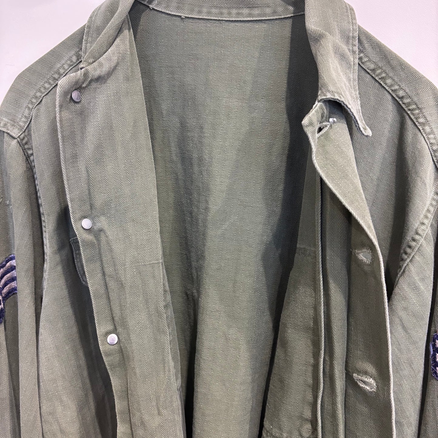 40's U.S.ARMY M-47 HBT Jacket １３スターボタン ミリタリー (about 40)/C1016SH-SO