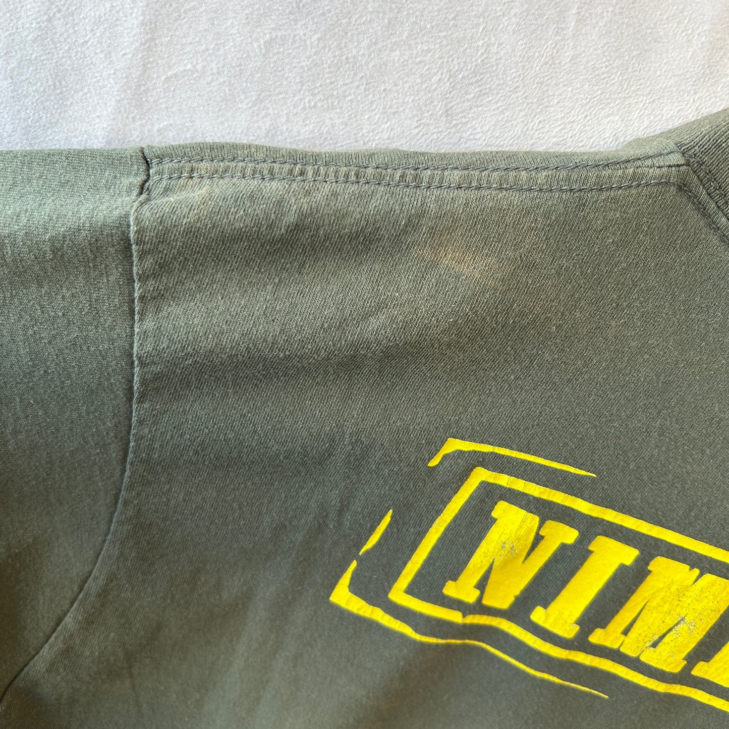 90's GRREN DAY グリーン・デイ ”NIMROD＂ Tシャツ ミュージックT giant オリーブ(L)/C0518T-SO