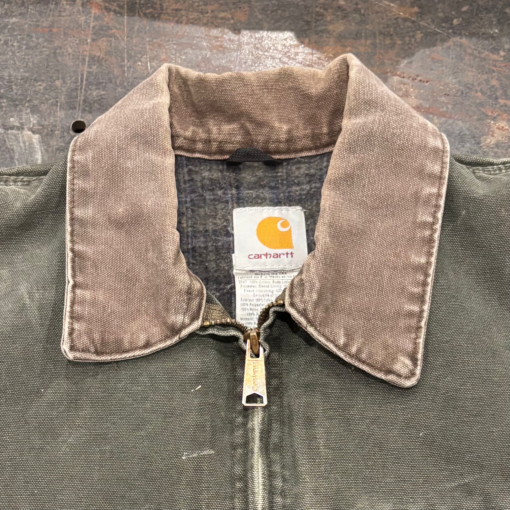 00's Carhartt カーハート デトロイトジャケット J97 MOS モスグリーン 00's Carhartt カーハート デトロイトジャケット J97 MOS モスグリーン