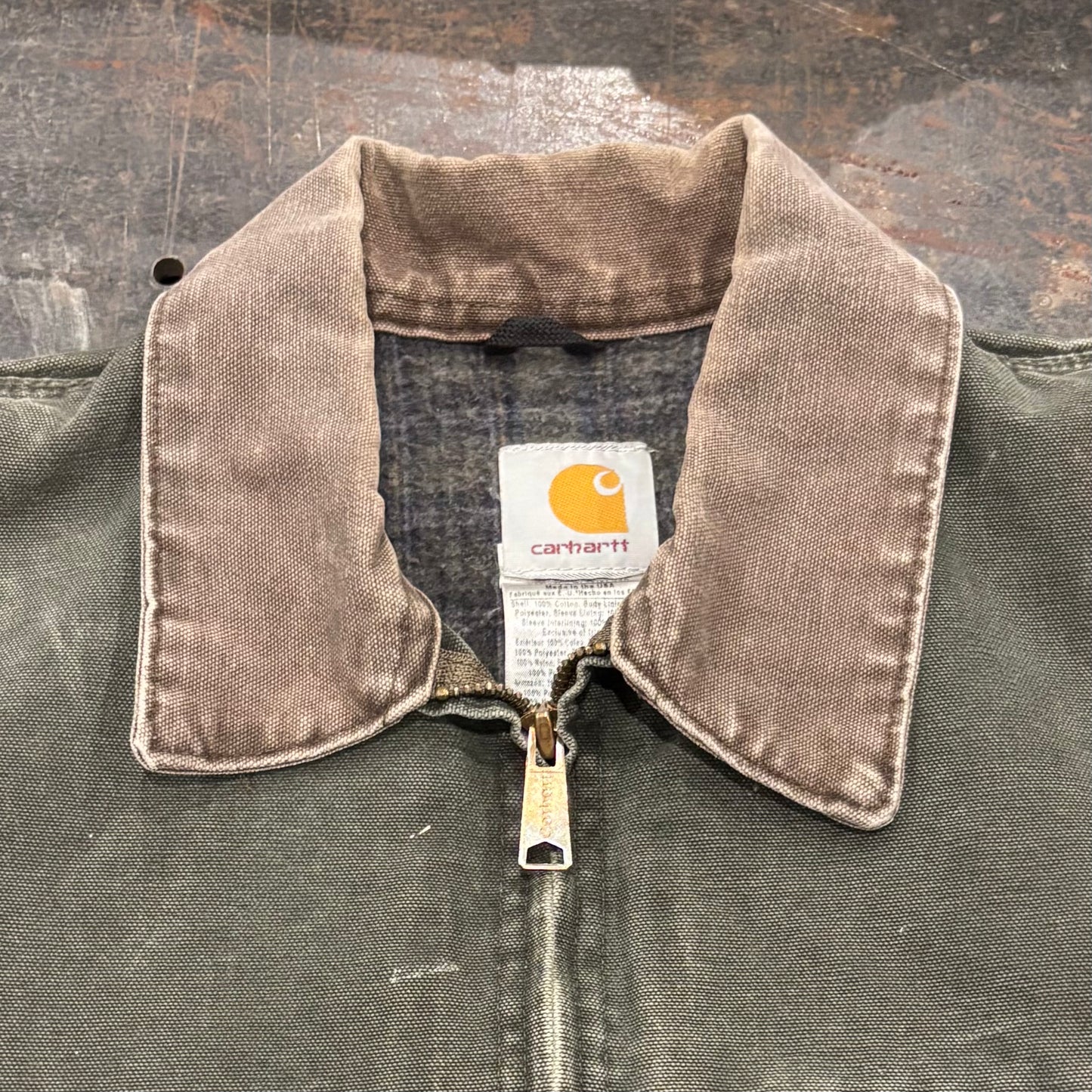 00's Carhartt カーハート デトロイトジャケット J97 MOS モスグリーン (L) /A9755J-SO