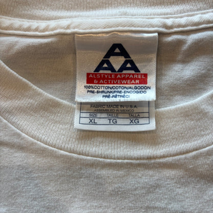 00's  ALSTYLE APPAREL&ACTIVEWEAR COHIBA 企業Tシャツ 白 XL/B2528T-SO