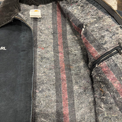 Carhartt カーハート デトロイトジャケット J001 BLK KARL USNR刺繍 Carhartt カーハート デトロイトジャケット J001 BLK KARL USNR刺繍