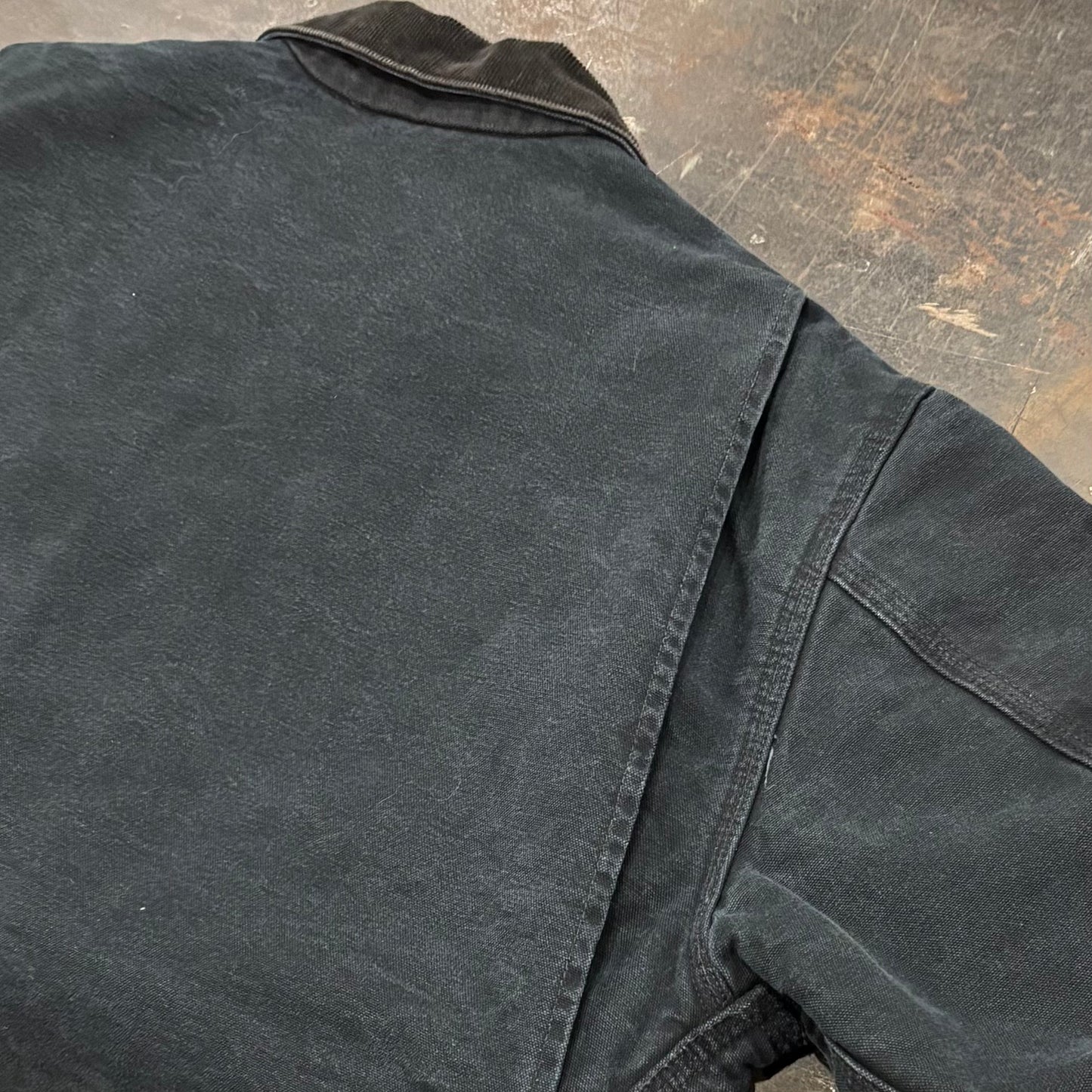 Carhartt カーハート デトロイトジャケット J001 BLK KARL USNR刺繍 ブラック (L) /A9796J-SO