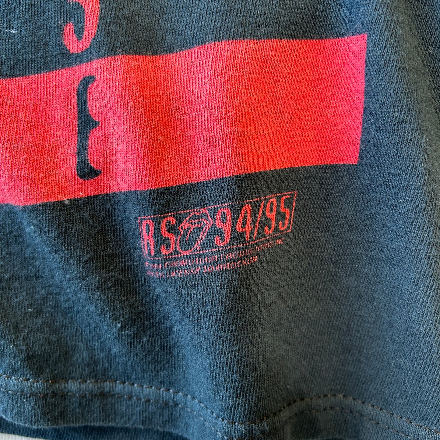 90's BROCKUM Rolling Stones ローリング・ストーンズ Voodoo Lounge ワールドツアーTシャツ バンドT (XL)/C0516T-0SO