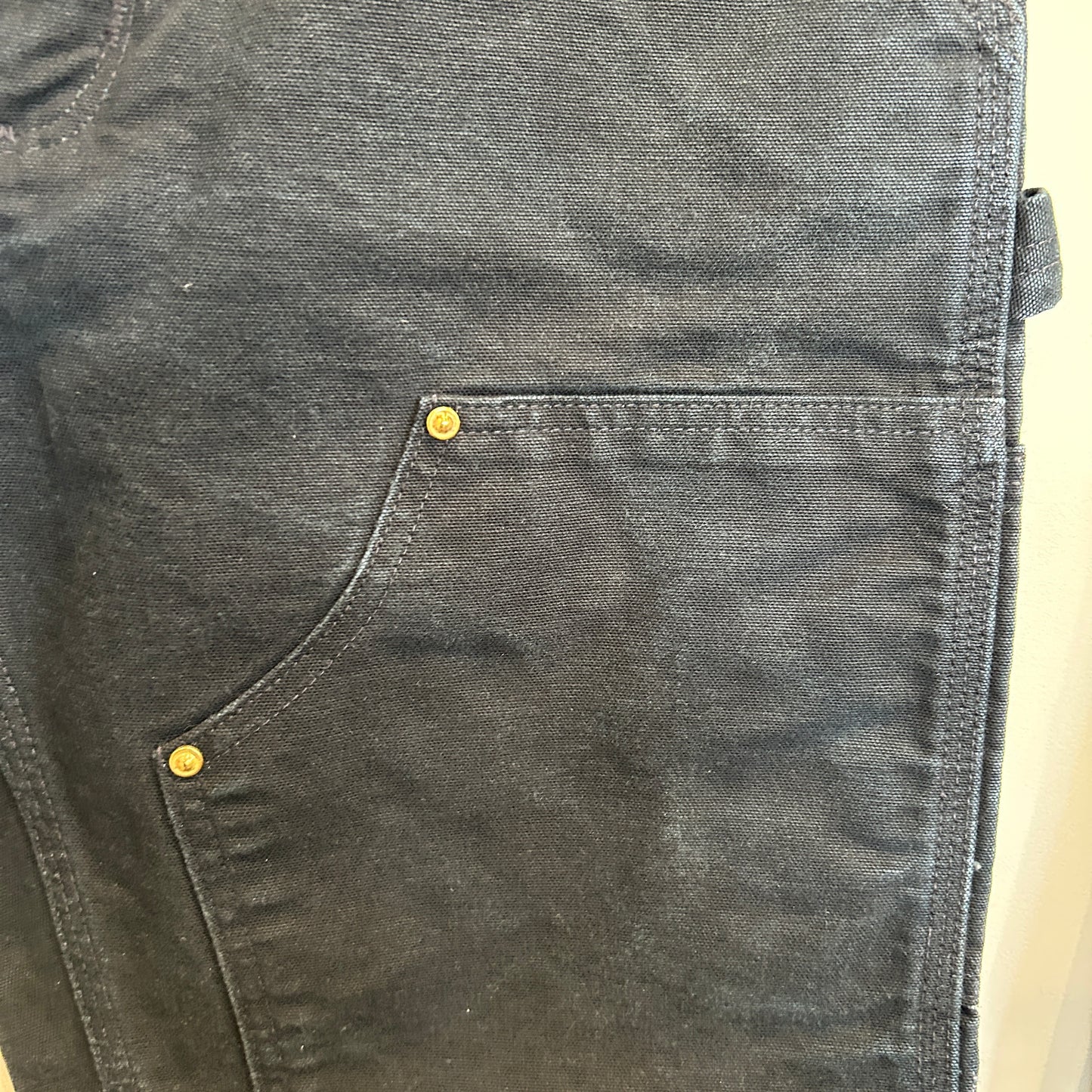 USA製 Carhartt カーハート ダブルニーパンツ B01-BLK (30×34)/B4032P-SO