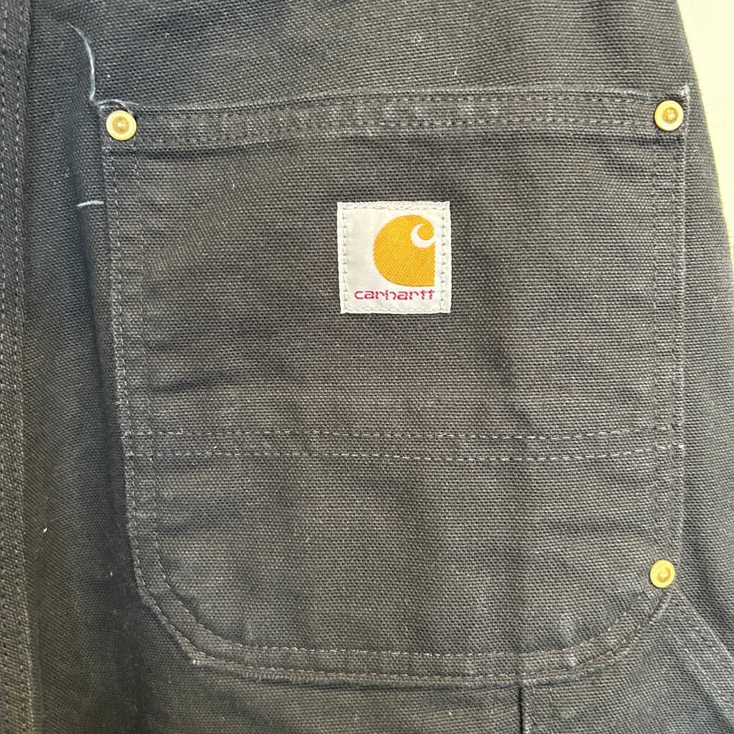 USA製 Carhartt カーハート ダブルニーパンツ B01-BLK (32×30)/B4031P-SO