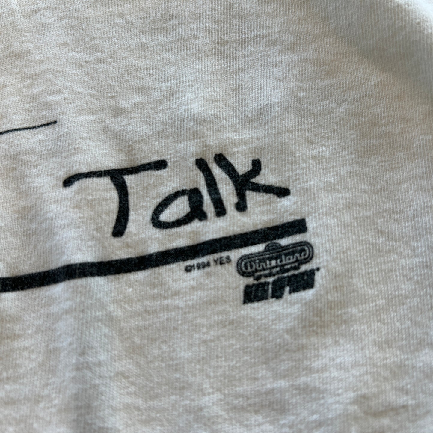 90's yes×Peater Max"Talk"ピーターマックス アートデザイン バンドTシャツ 白(XL)/A4014T-SO