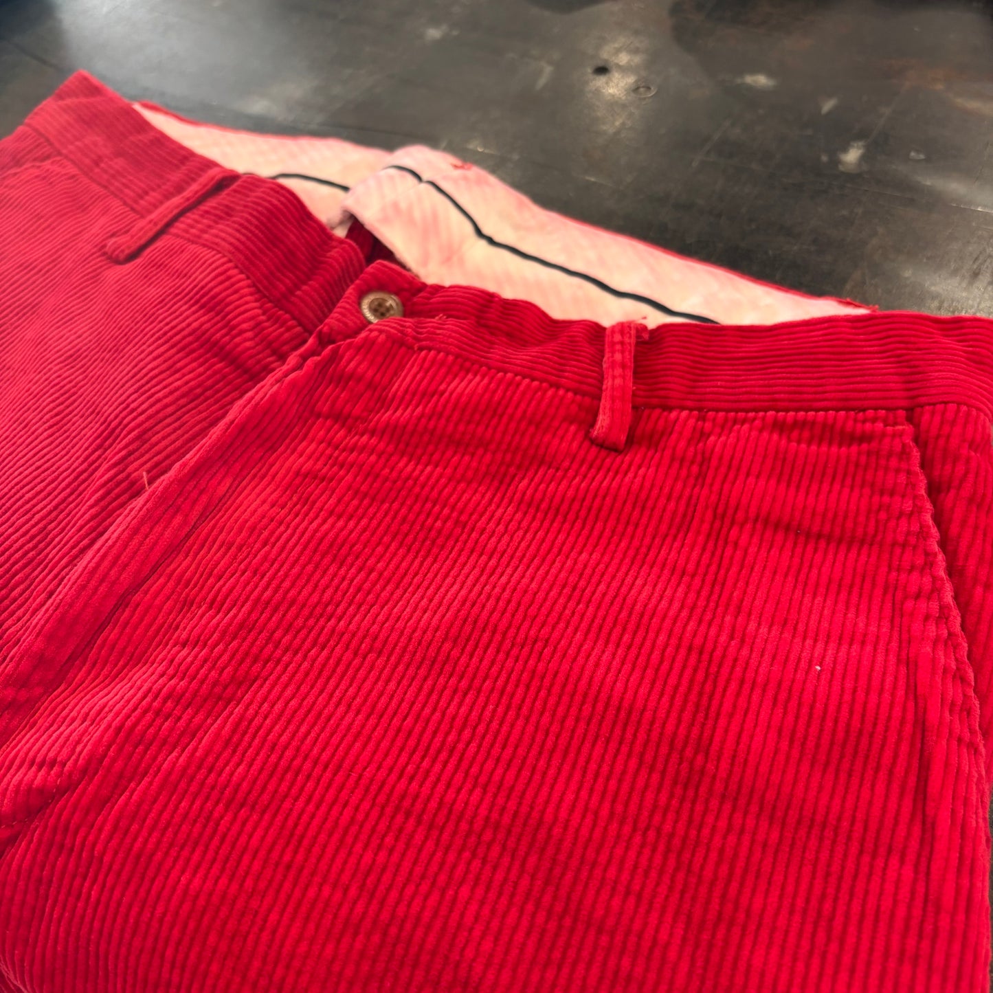 00's Ralph Lauren ラルフローレン コーデュロイパンツ 赤 (W33/30) /A9638P-SO