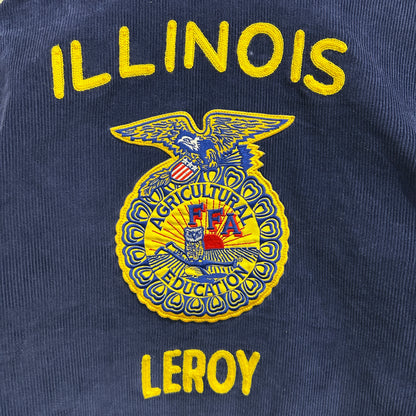 00's FFA ジャケット"ILLIONIS" 紺(40)/A9561J-SO