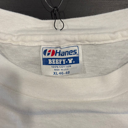 90's Hanes Don Q "クリスタル" アルコールTシャツ 白 (XL)/B2112T-SO