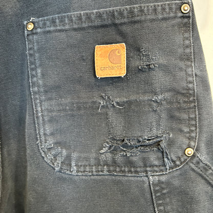 00's Carhartt カーハート ダブルニーパンツ B136 BLK (32×32)/C1063P-SO