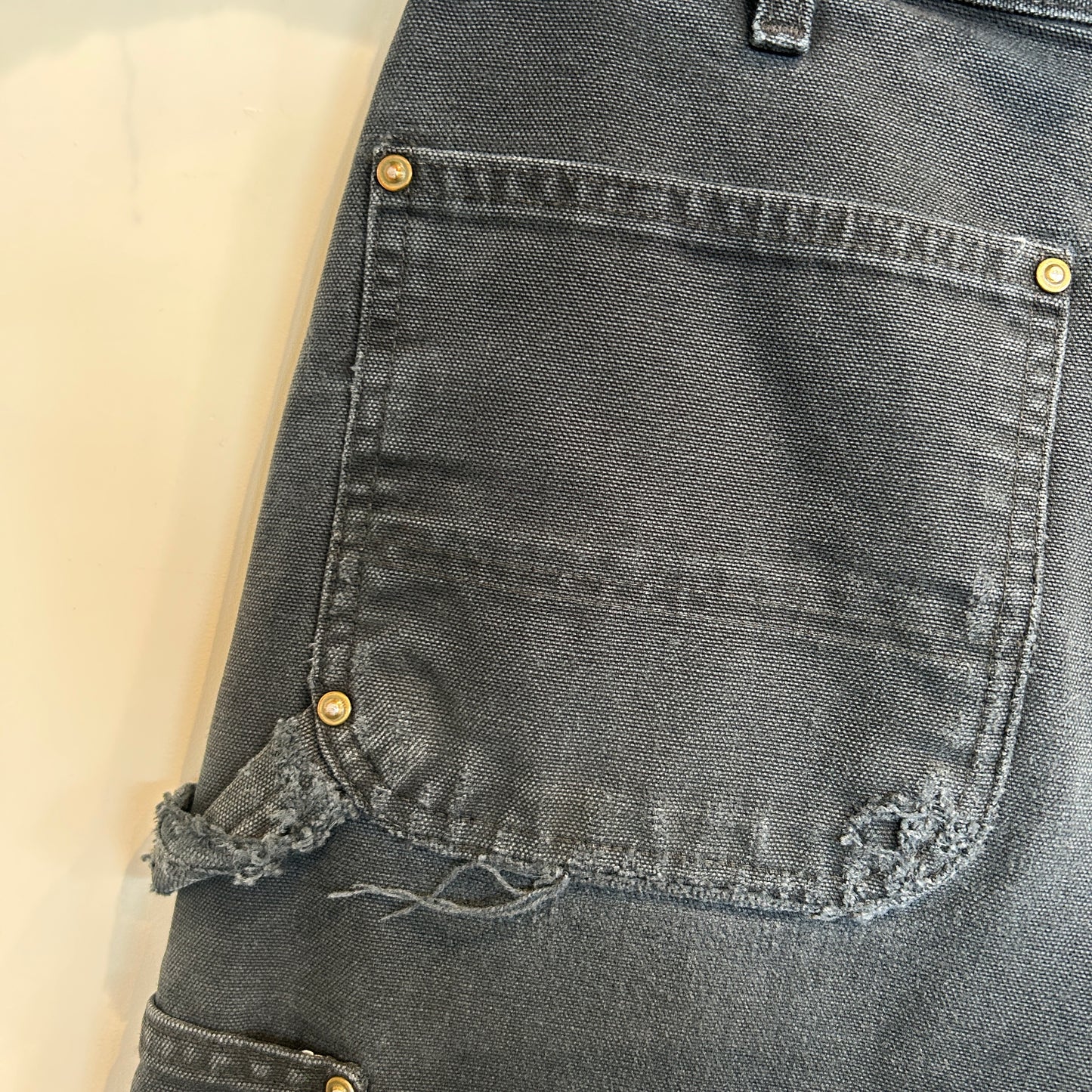 00's Carhartt カーハート ダブルニーパンツ B136 BLK (32×32)/C1063P-SO
