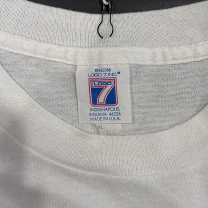 90's LOGO7 BATMAN DC COMIC バットマン Tシャツ 白 (XL)/A7280T-SO
