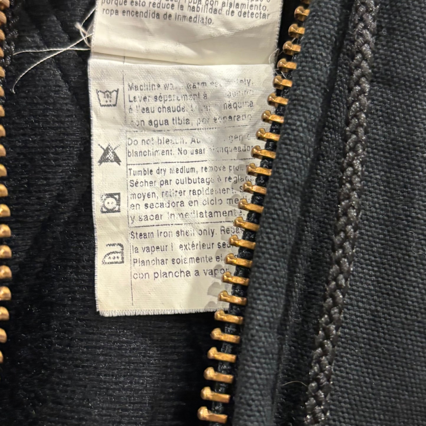 00's Carhartt カーハート アクティブジャケット 黒 (S)/A9804J-SO