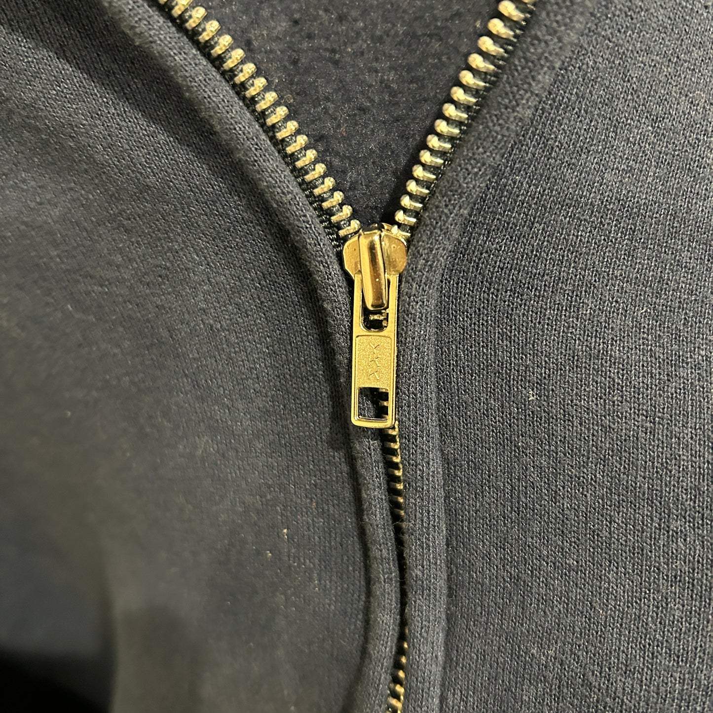 00's Russell ラッセル ジップアップフーディー スウェット パーカー 紺(XL)/A9565S-SO