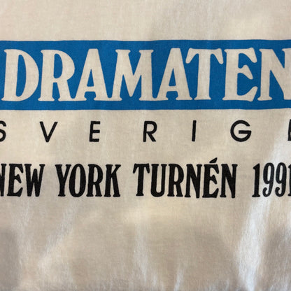 90's SCREEN STARS Bergman on Stage NEW YORK TOUR 1991 スウェーデン王立劇場 白 (M)/B2531T-SO