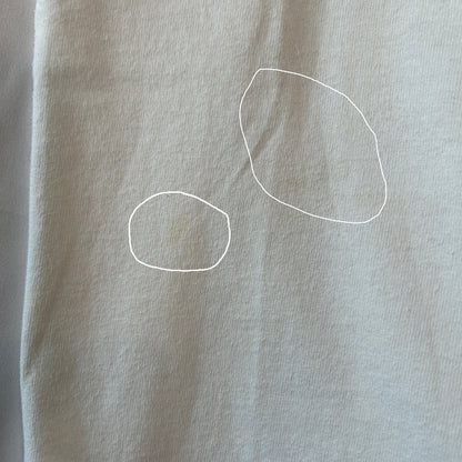 90's Champion スクリプトロゴプリントTシャツ 88/12 USA製 ホワイト(M)/A7471T-SO