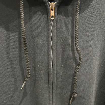 00's Russell ラッセル ジップアップフーディー スウェット パーカー 黒(M)/A8829S-SO