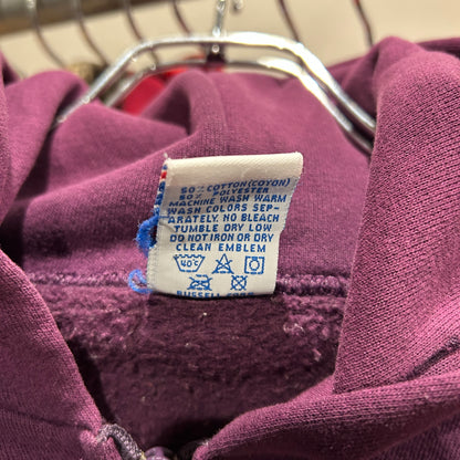 90's Russell ラッセル ジップアップフーディー スウェット パーカー USA製 紫(L)/A6630S-SO