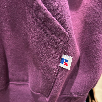 90's Russell ラッセル ジップアップフーディー スウェット パーカー USA製 紫(L)/A6630S-SO