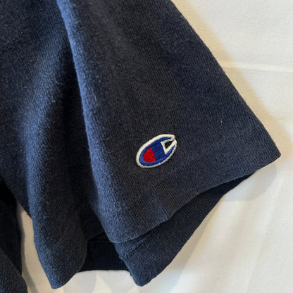 90's Champion 無地Tシャツ ネイビー 目無し /C1368T-SO